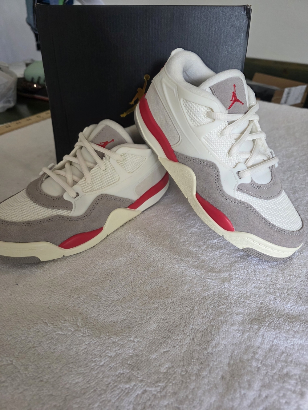 Nike Air Jordan 4 RM PS "Fire Red" Size 2Y - New In Box
